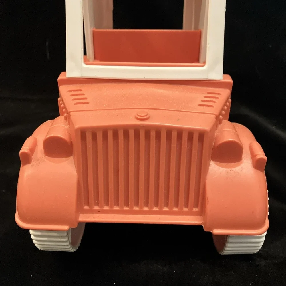 Vintage Maple Town Ambulance Calico Critters Pink Tonka Toy Car Truck 1986